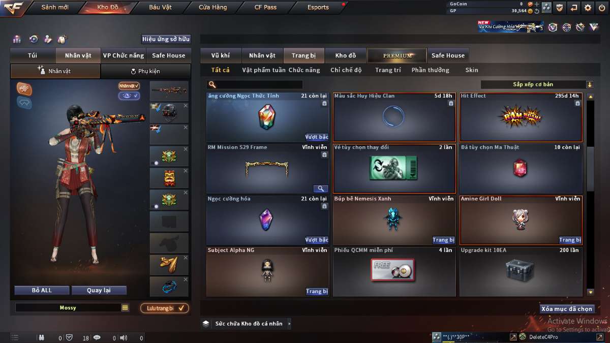 shop acc cf uy tin gia re